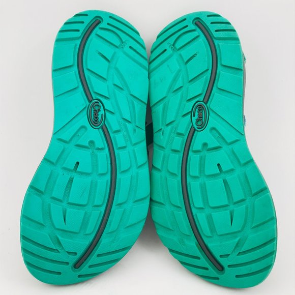 Chaco ZX/2 Classic Sandals in Marina Mint - Women's Size 6 Double Strap Toe Loop - Picture 7 of 9